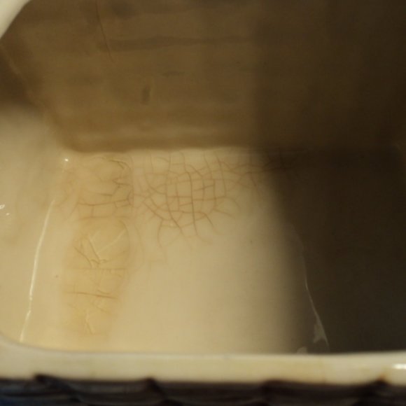 vintage cookie jar "Picnic Basket" - Picture 8 of 10